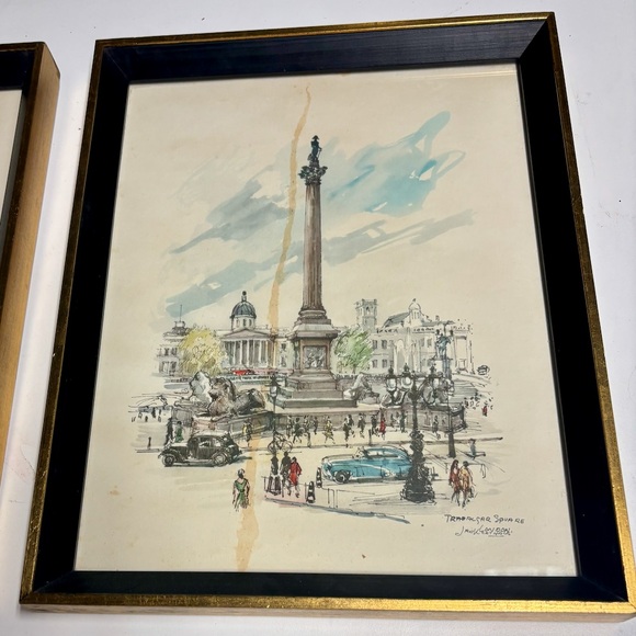 VINTAGE JAN KORTHALS LITHOGRAPH FRAMED ART PRINTS - Picture 5 of 8